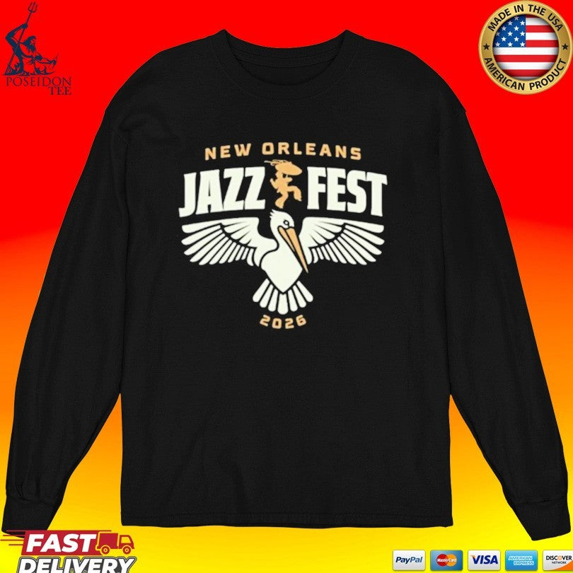 Jazz Fest Jazz Fest Red Bayou Bird T-shirt