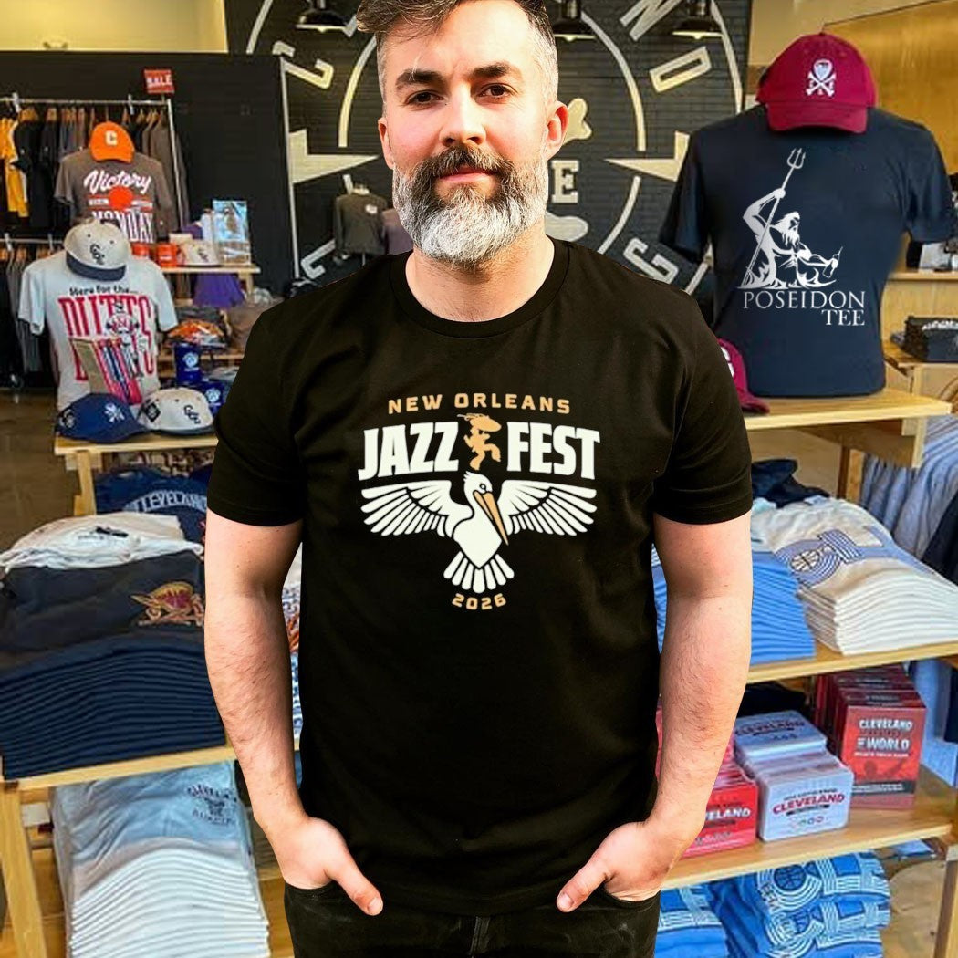 Jazz Fest Jazz Fest Red Bayou Bird T-shirt