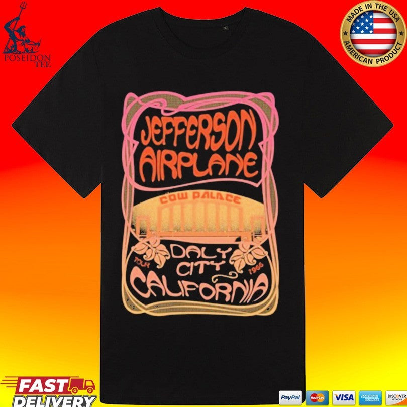 Jefferson Airplane Daly City California Tour T-shirt