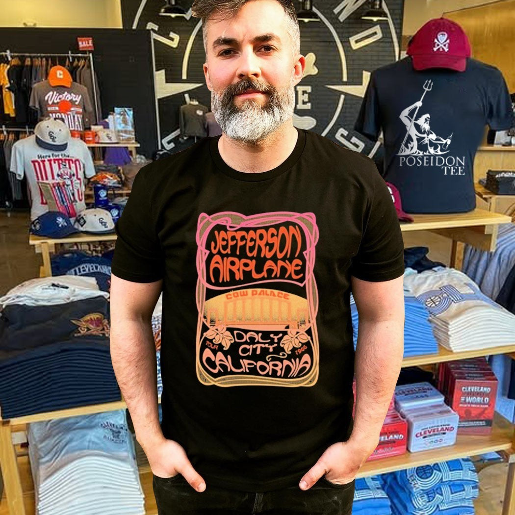 Jefferson Airplane Daly City California Tour T-shirt