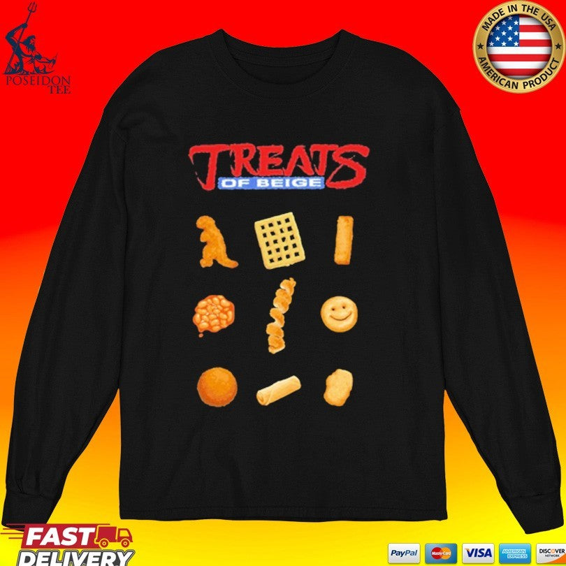 Jim’ll Paint It Treats Of Beige T-shirt