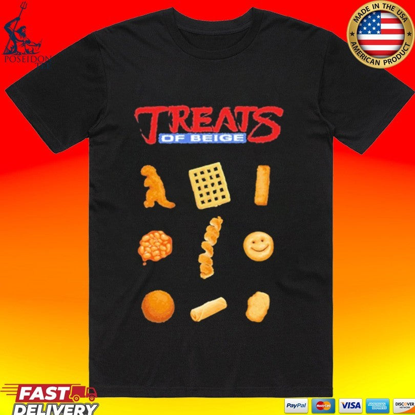 Jim’ll Paint It Treats Of Beige T-shirt