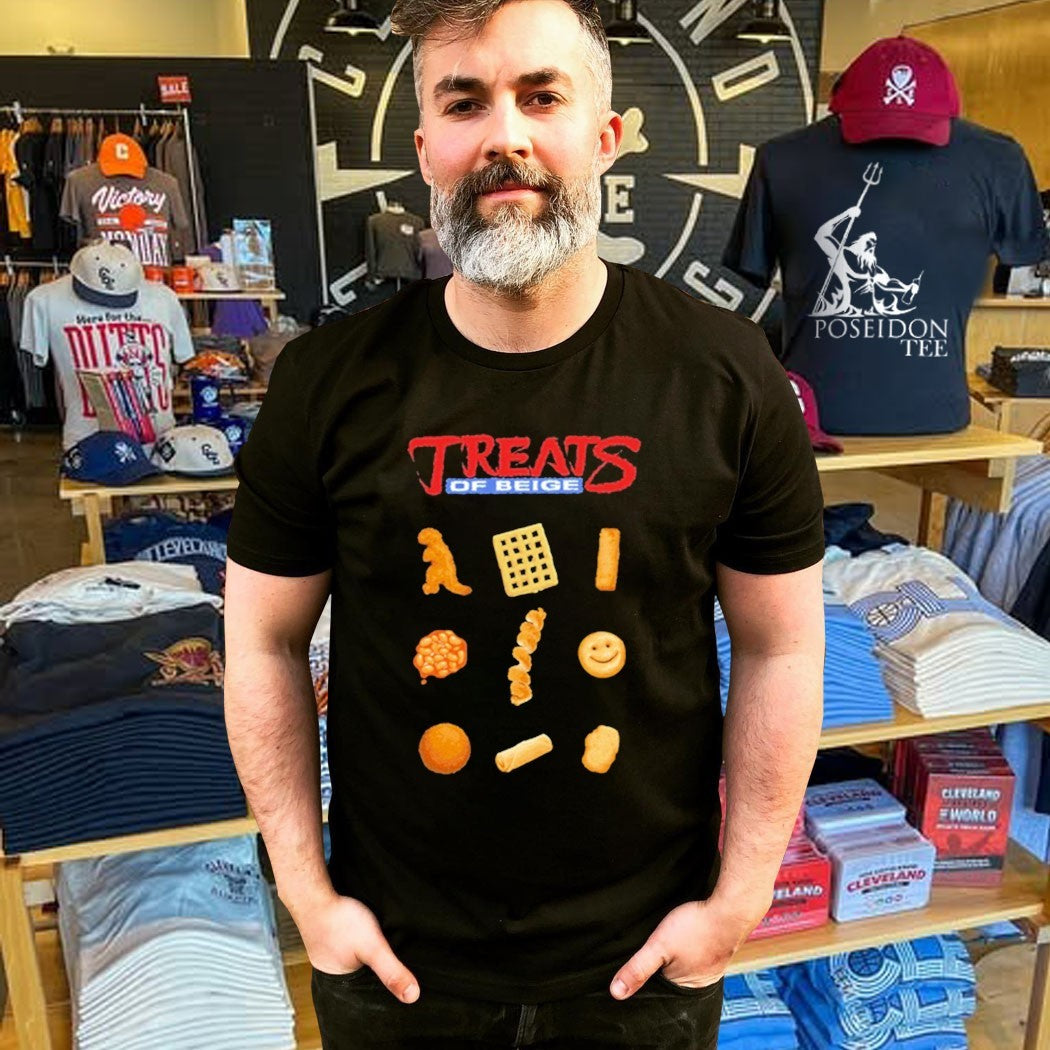 Jim’ll Paint It Treats Of Beige T-shirt