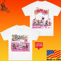 Jimmy Buffett 1998 Carnival On Tour Neon Pink T-shirt