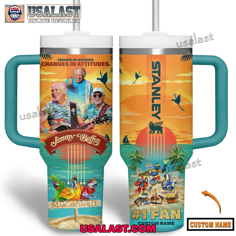 Jimmy Buffett Inspired Stanley 40oz Tumbler