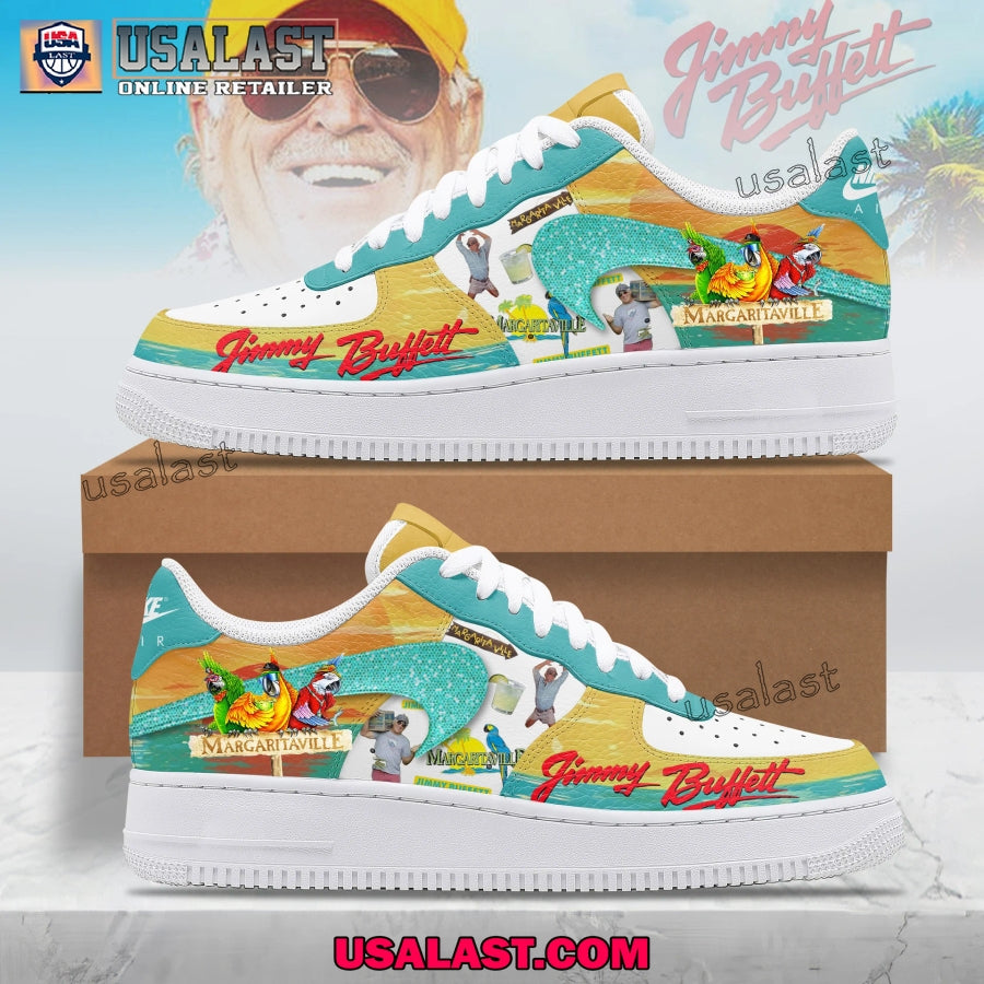 Jimmy Buffett Margaritaville Custom Air Force Shoes