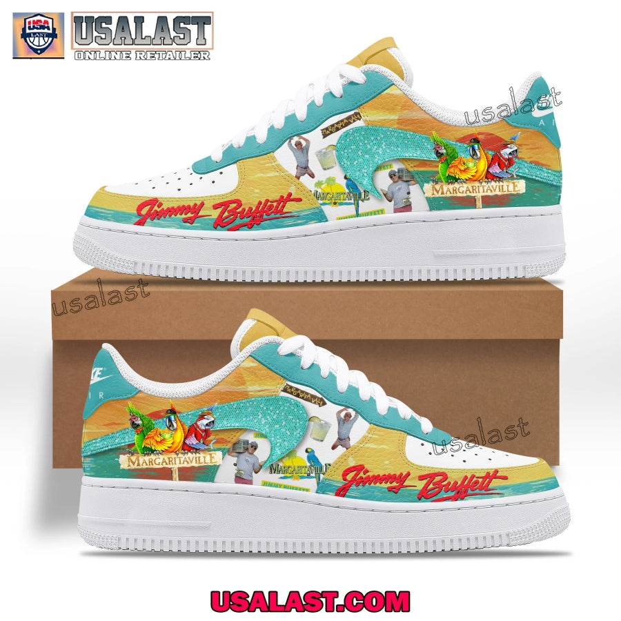 Jimmy Buffett Margaritaville Custom Air Force Shoes