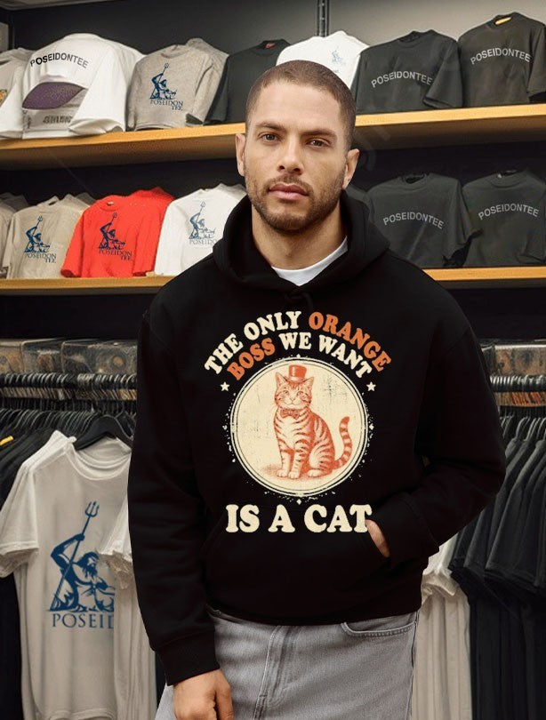 Jimmy Kimmel The Only Orange Boss We Want Is A Cat T-shirt