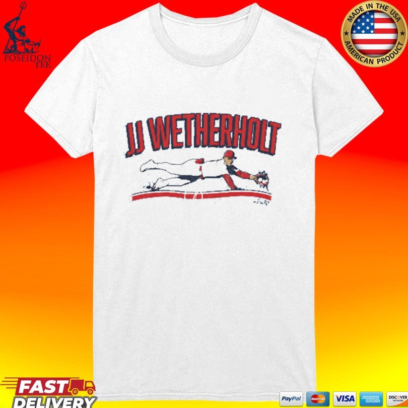 JJ Wetherholt Cardinals Slugger Swing Catch The Ball T-shirt