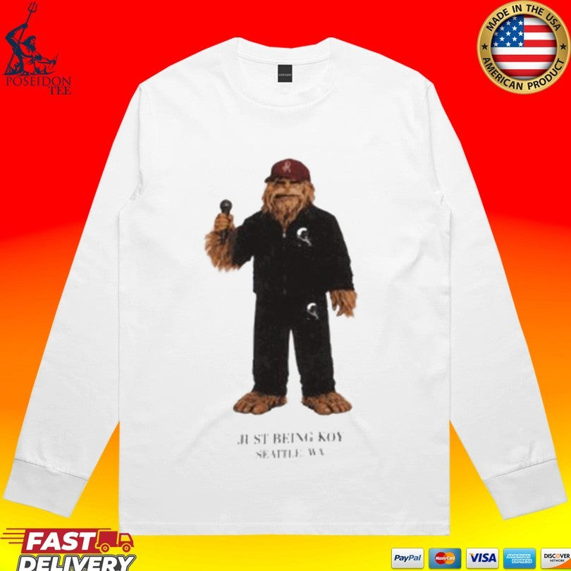 Jo Koy Just Being Koy Seattle Wa Sasquatch T-shirt