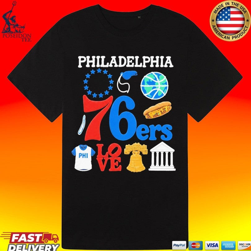 Joel Embiid Philadelphia 76ers Love T-shirt