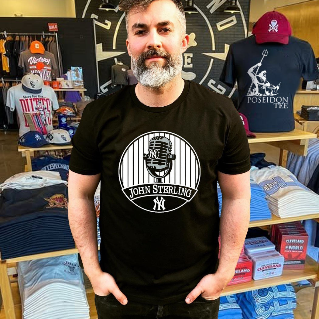 John Sterling Voice of the Yankees Memorial Tribute T-shirt