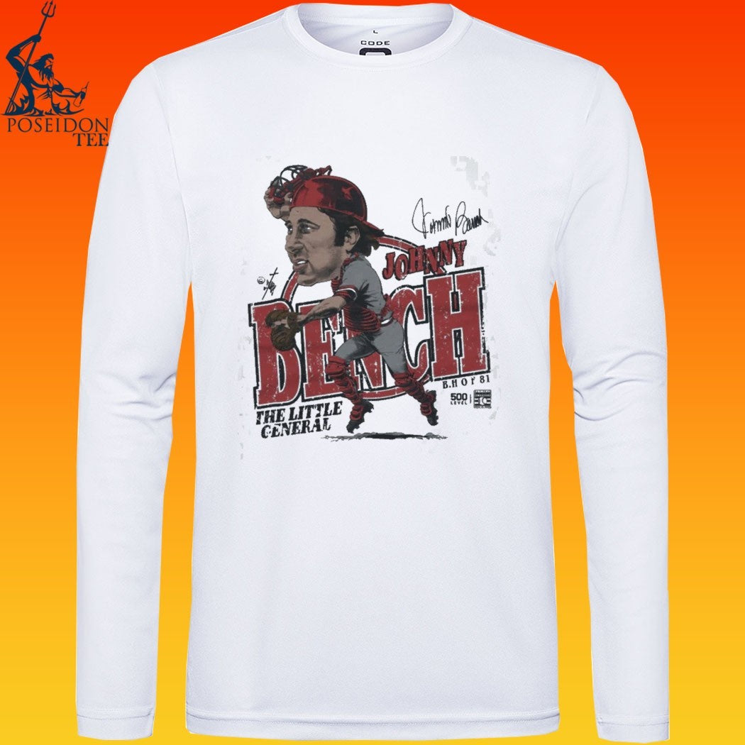 Johnny Bench Cincinnati Bruce Stark Collection T-shirt