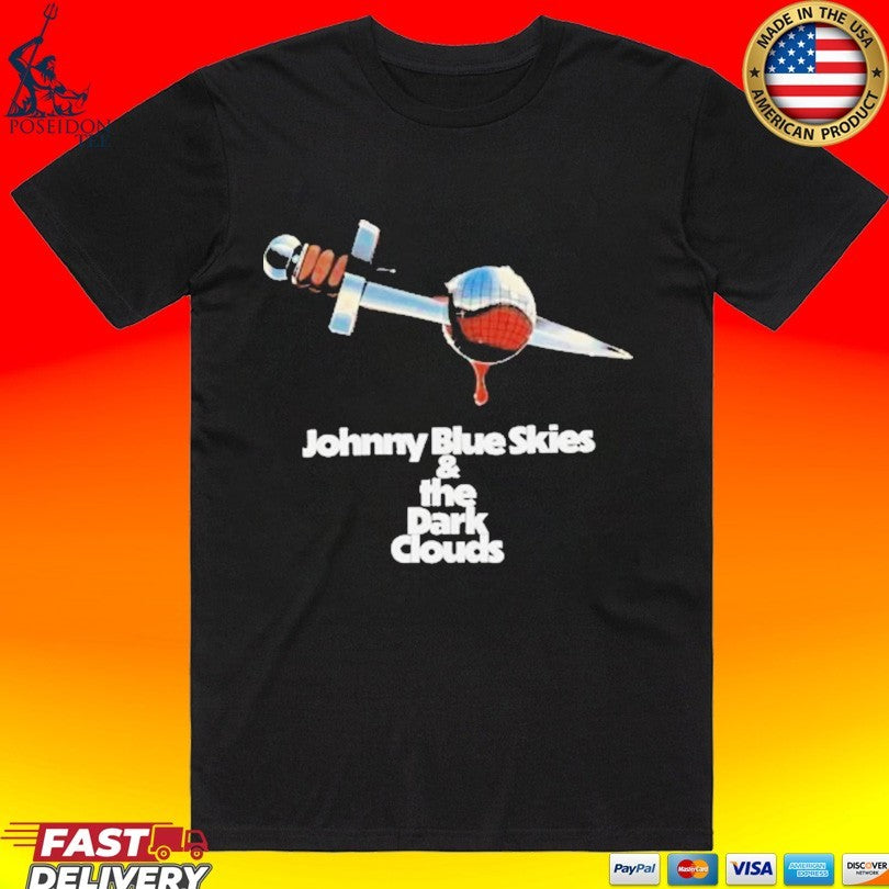 Johnny Blue Skies And The Dark Clouds Dagger T-shirt