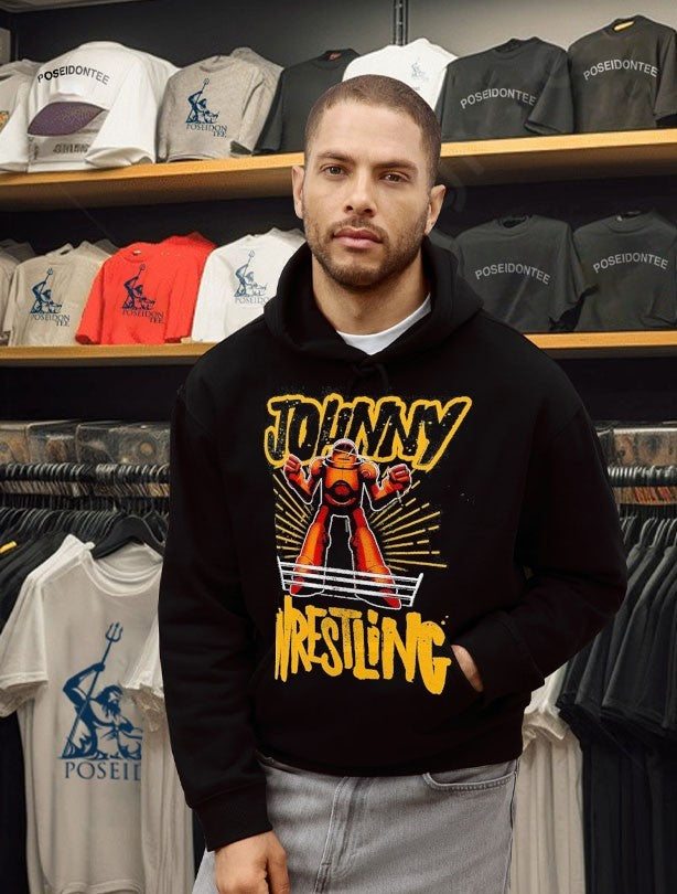 Johnny Gargano Johnny Wrestling Robot T-shirt