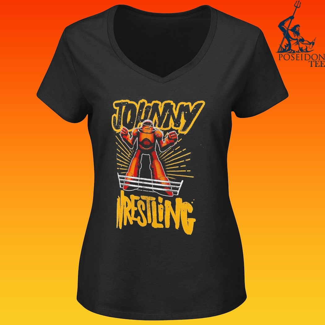 Johnny Gargano Johnny Wrestling Robot T-shirt
