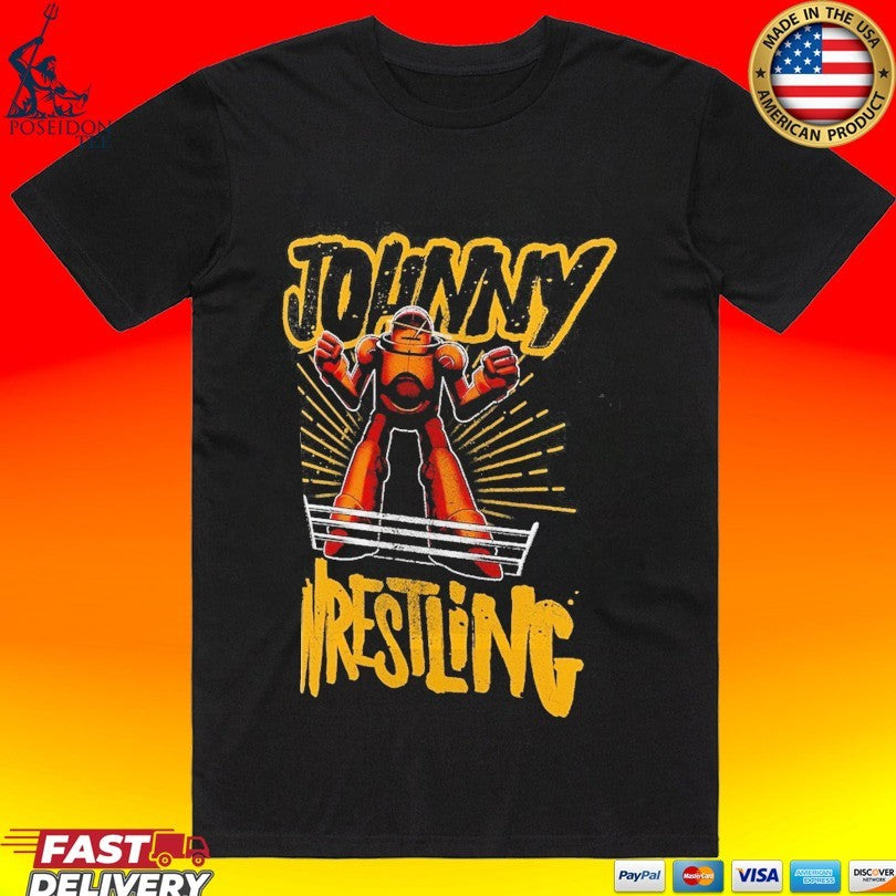 Johnny Gargano Johnny Wrestling Robot T-shirt
