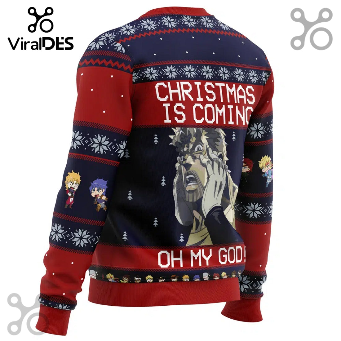 Jojo’s Bizarre Adventure Joseph Joestar Oh My God Ugly Sweater 2025