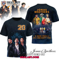 Jonas Brothers 2005-2025 20th Anniversary Tour 3D Shirt