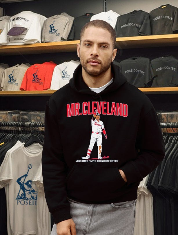 Jose Ramirez Mr. Cleveland Most Games Played In Franchise History T-shirt