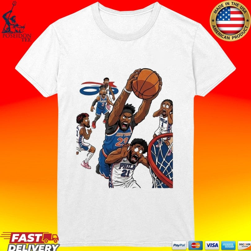 Josh Hart Monster Dunk Knicks T-shirt