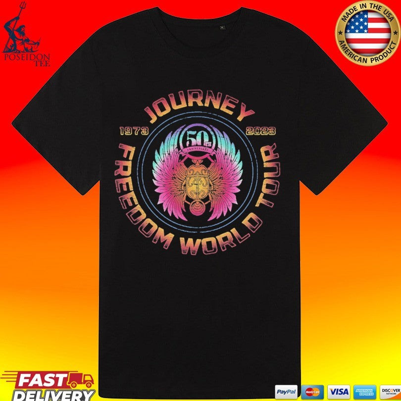 Journey Freedom World Tour 1973-2023 T-shirt