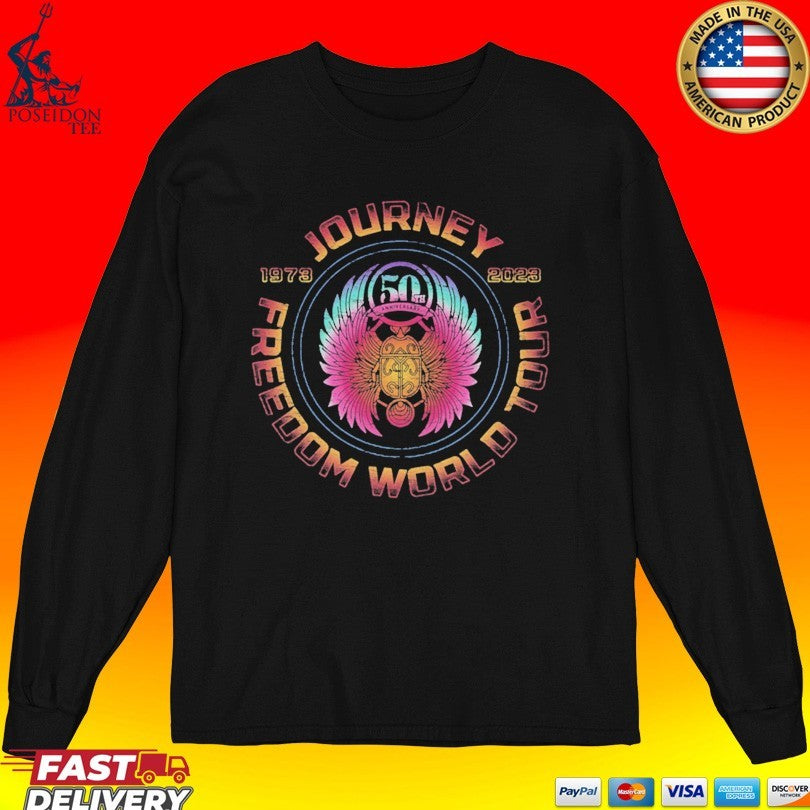 Journey Freedom World Tour 1973-2023 T-shirt