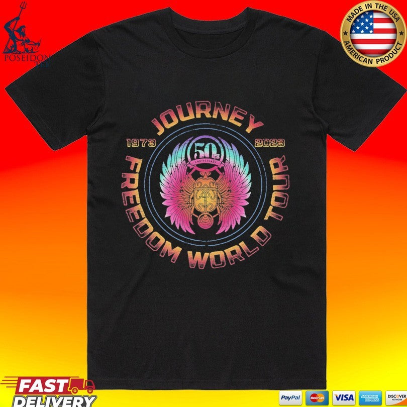 Journey Freedom World Tour 1973-2023 T-shirt