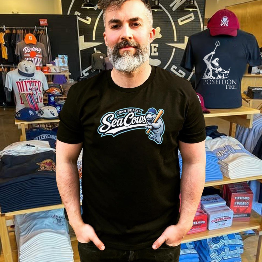 Juno Beach Sea Cows Baseball Manatee T-shirt
