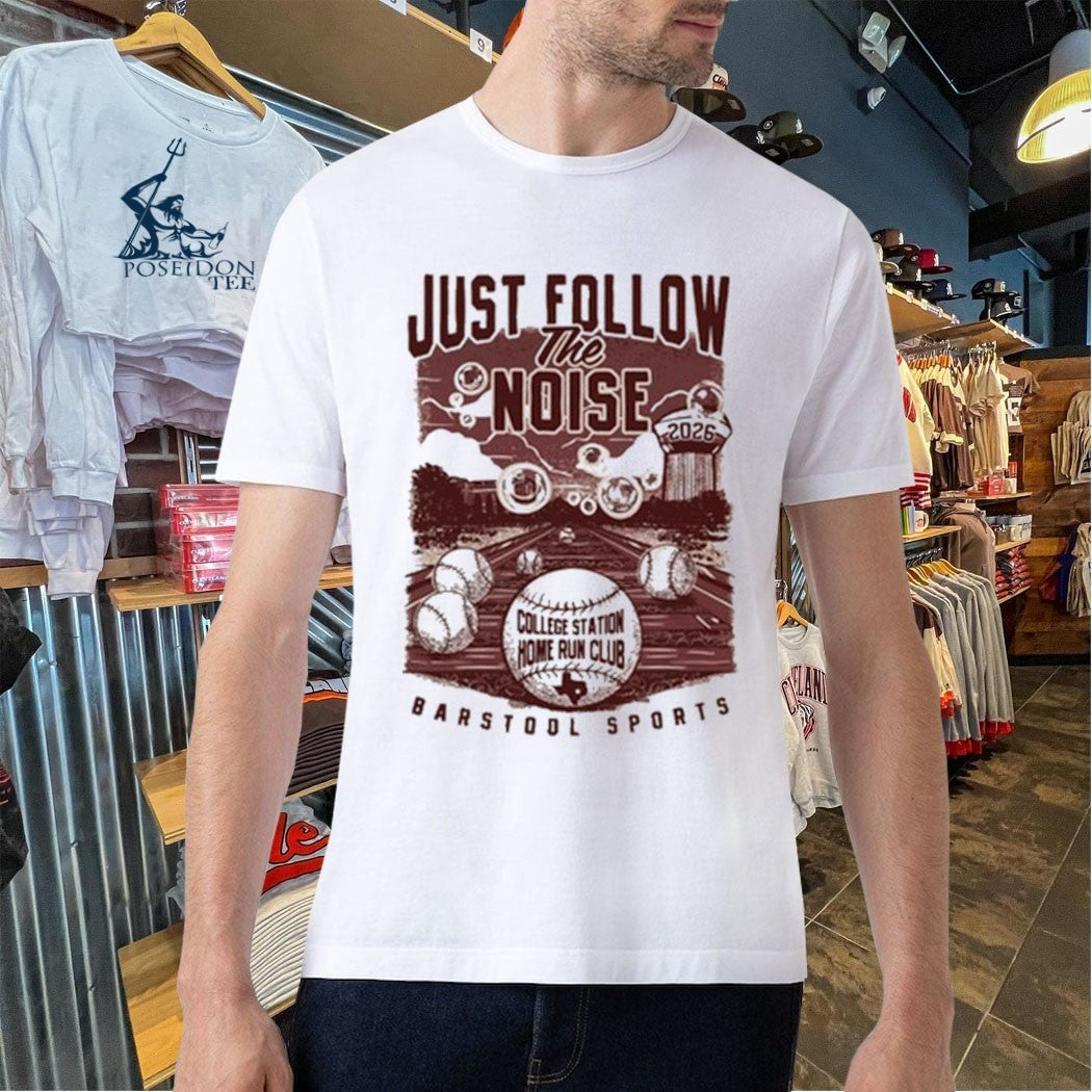 Just Follow The Noise 2026 Baseball T-shirt