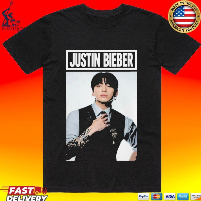 Justin Bieber Jungkook Suit Poster T-shirt
