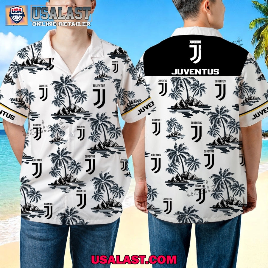 Juventus FC Summer Hawaiian Shirt Outfit 2025