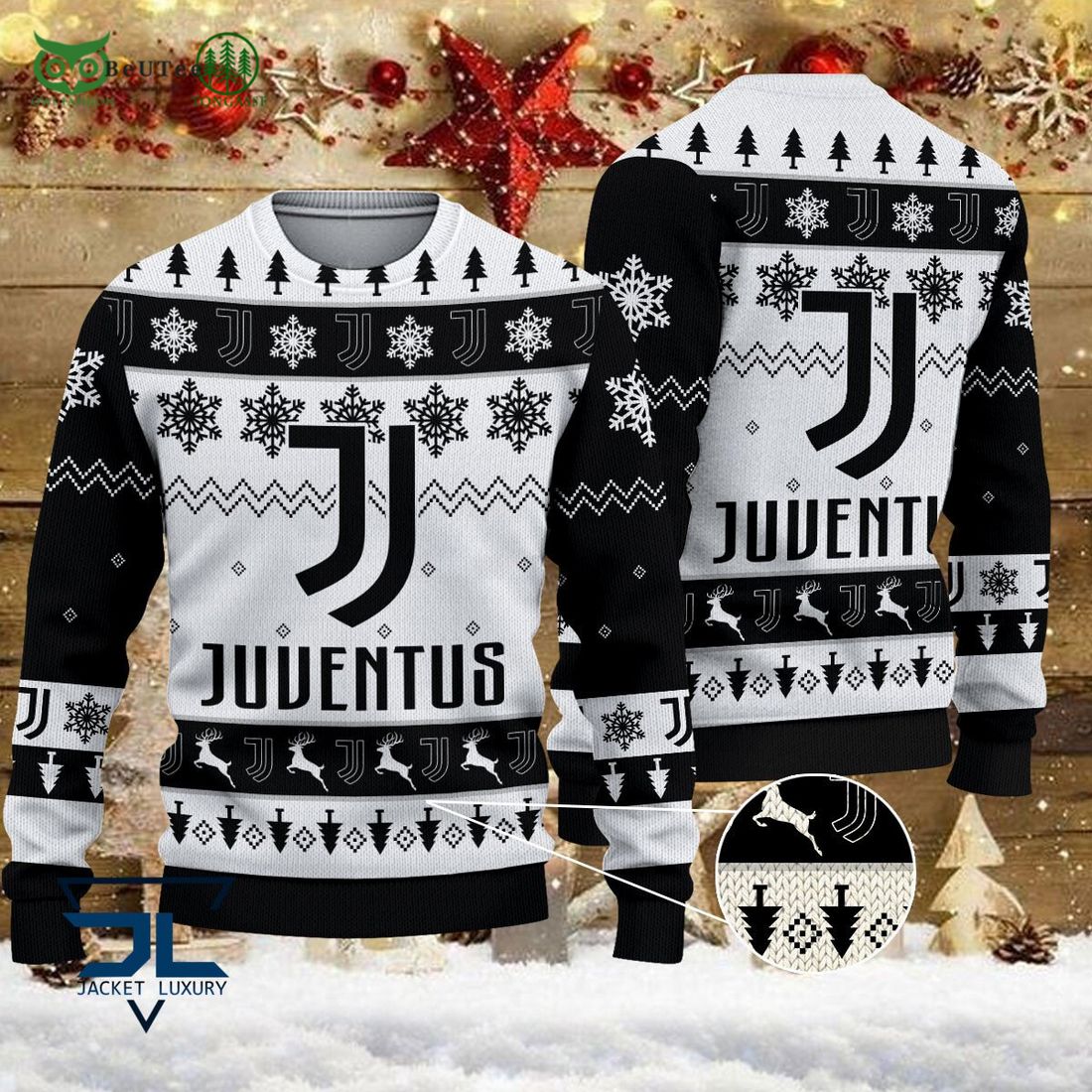 Juventus Team Football Lega Serie A Ugly Sweater