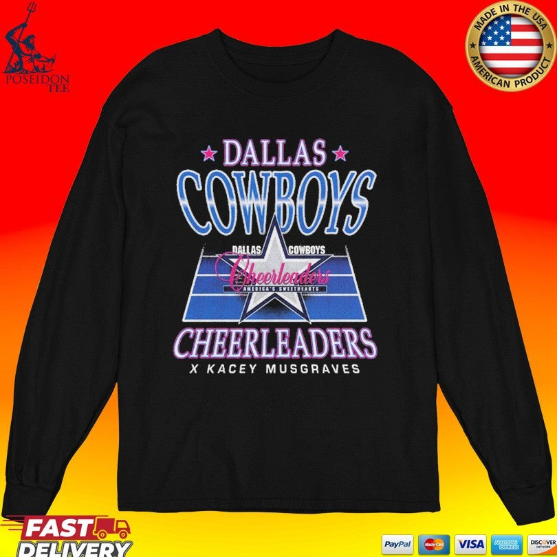 Kacey Musgraves Dallas Cowboys Cheerleaders X Km Cheerleader Star T-shirt