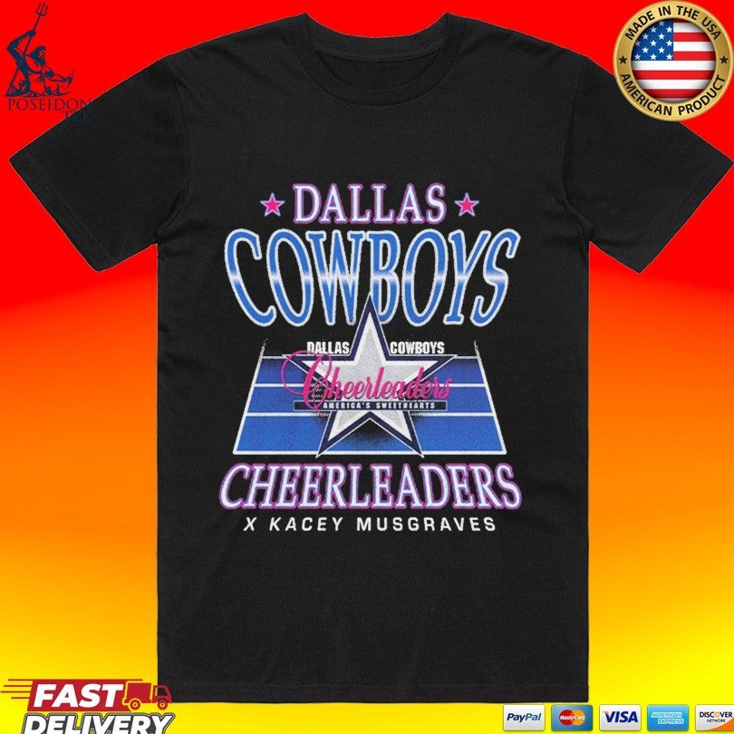 Kacey Musgraves Dallas Cowboys Cheerleaders X Km Cheerleader Star T-shirt