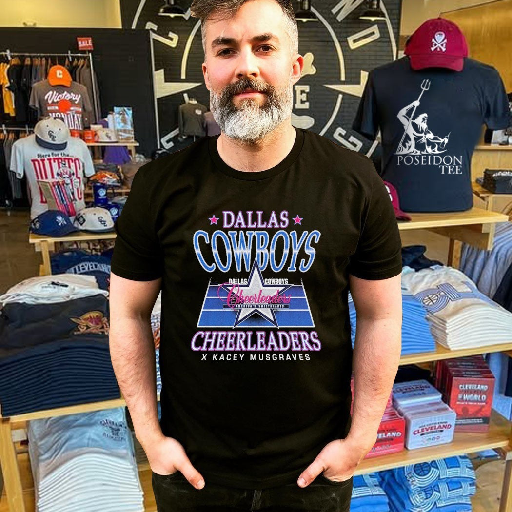 Kacey Musgraves Dallas Cowboys Cheerleaders X Km Cheerleader Star T-shirt