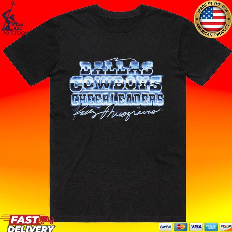 Kacey Musgraves Dallas Cowboys Cheerleaders X Km Chrome T-shirt