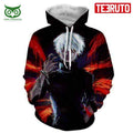 Kakuja Ken Kaneki Tokyo Ghoul Cool Anime HD 3D AOP Hoodie