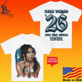Kali Uchis Blue For The Girls Tour Airbrush T-shirt