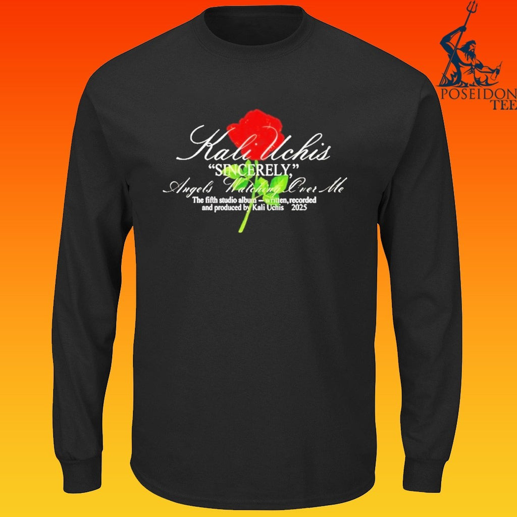 Kali Uchis Sincerely Angels Watching Over Me Rose T-shirt