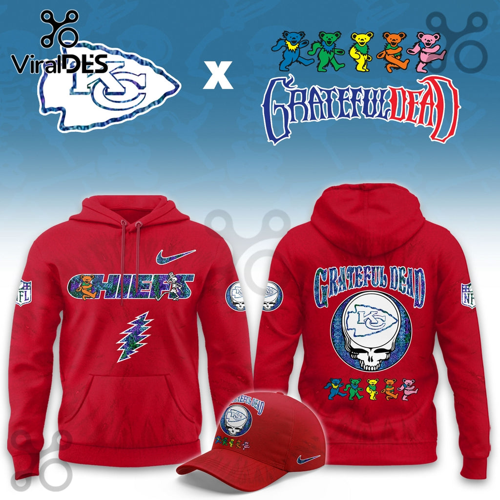 Kansas City Chiefs Grateful Dead Limited Hoodie 2025