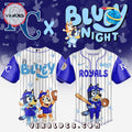 Kansas City Royals MLB Bluey And Bingo 2025 Baseball Jersey
