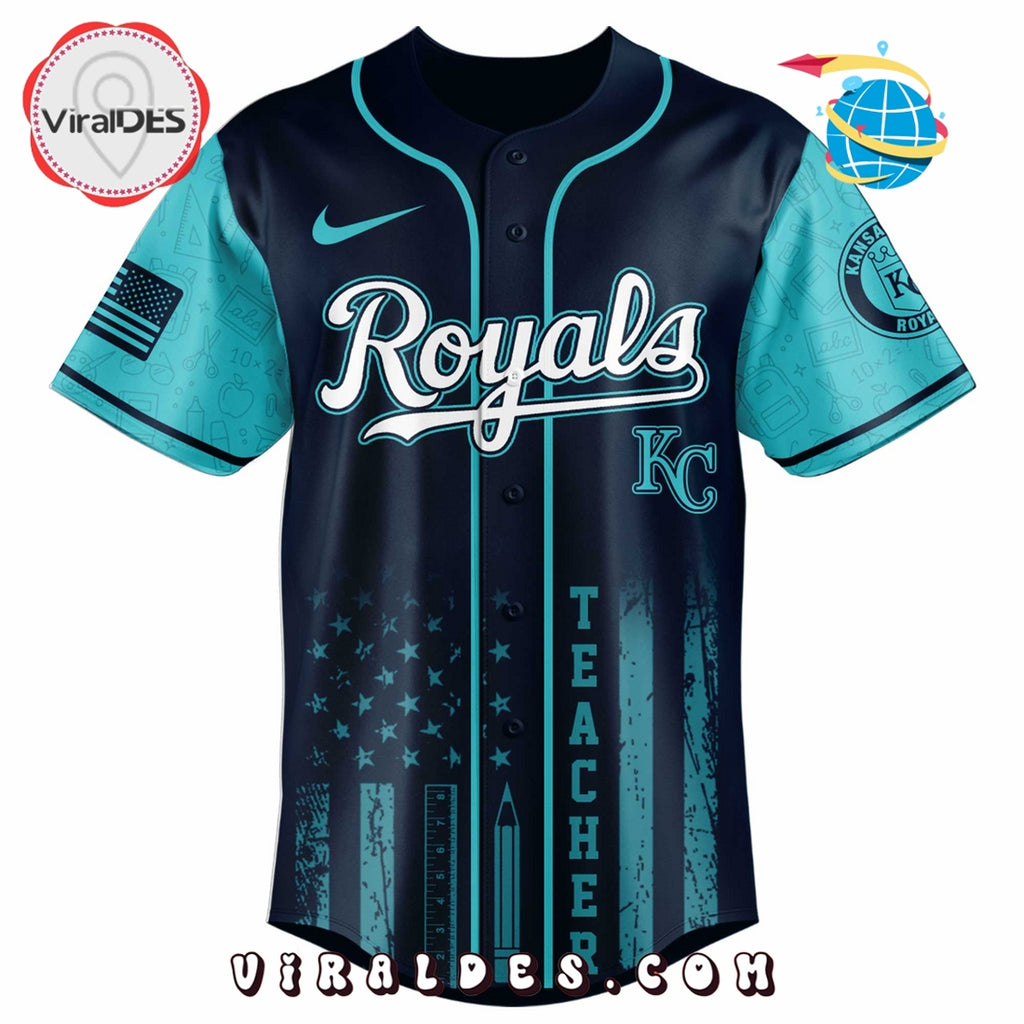 Kansas City Royals MLB x Teacher Appreciation Day Baseball Jersey