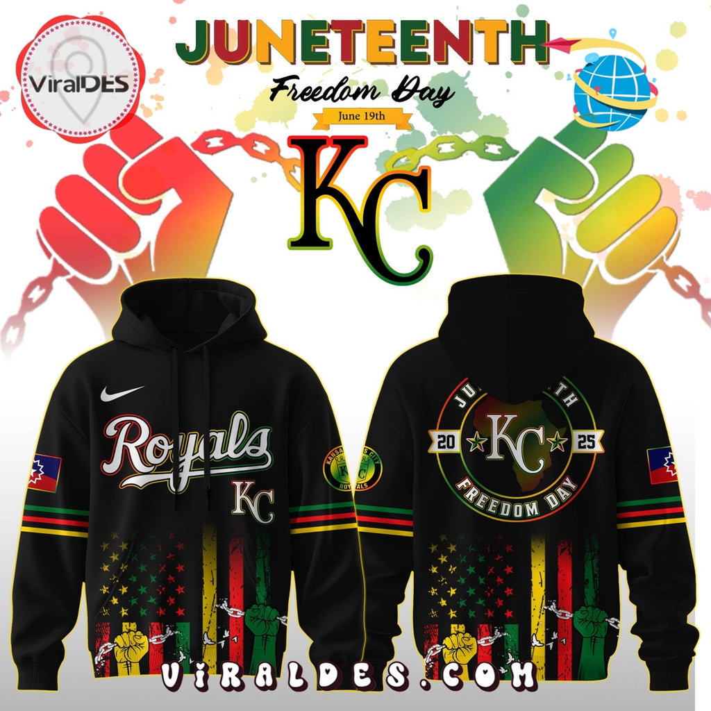 Kansas City Royals x 2025 Juneteenth Freedom Day Hoodie, Long Pants