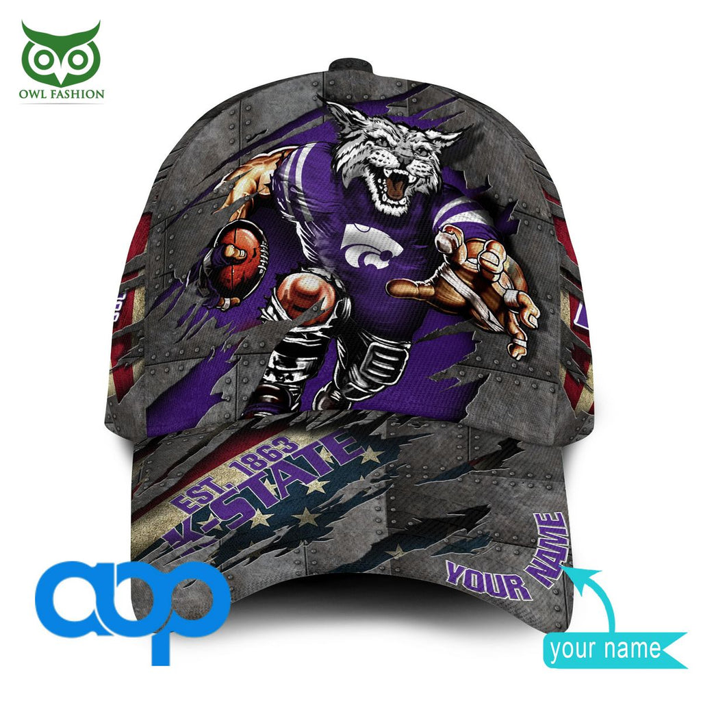 Kansas State Wildcats New 2023 Personalized NCAA Printed Cap