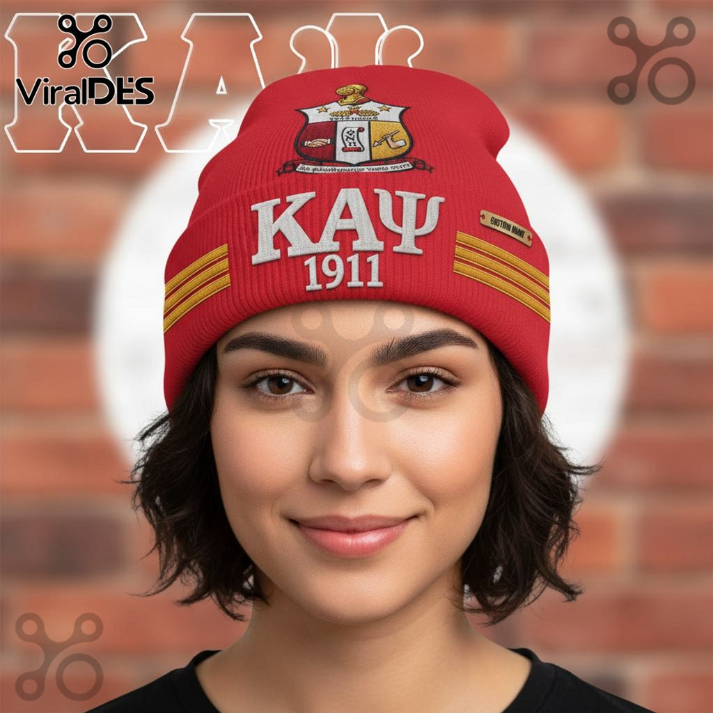 Kappa Alpha Psi Custom Name Beanie Hat