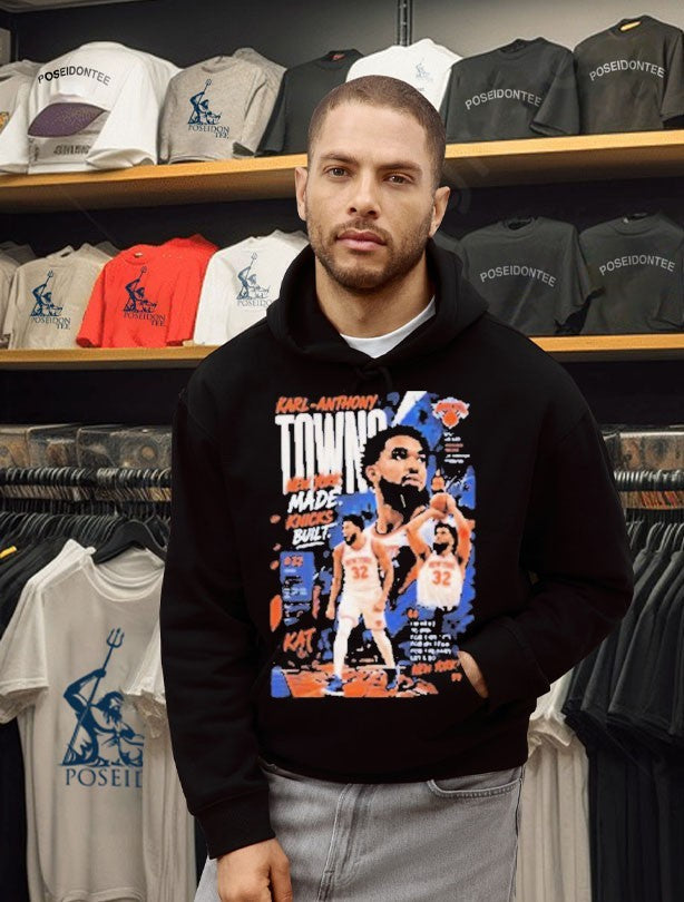 Karl Anthony Towns New York Made Knicks Built T-shirt