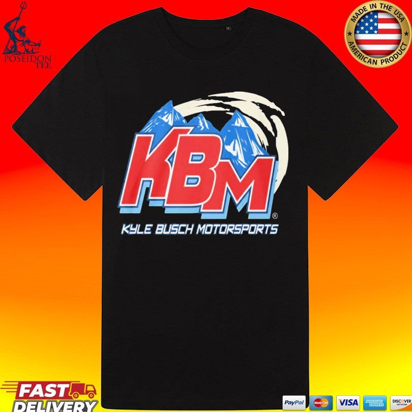 KBM Kyle Busch Motorsports Mountain Logo Racing T-shirt