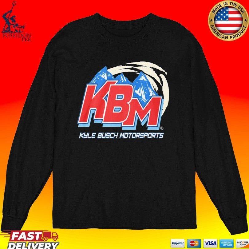 KBM Kyle Busch Motorsports Mountain Logo Racing T-shirt