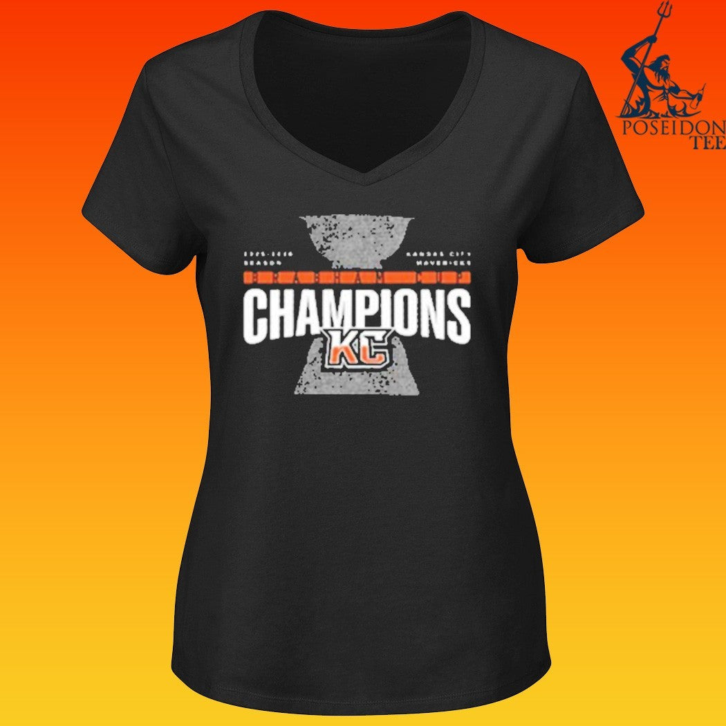 Kc Mavericks 2026 Brabham Cup Champions T-shirt